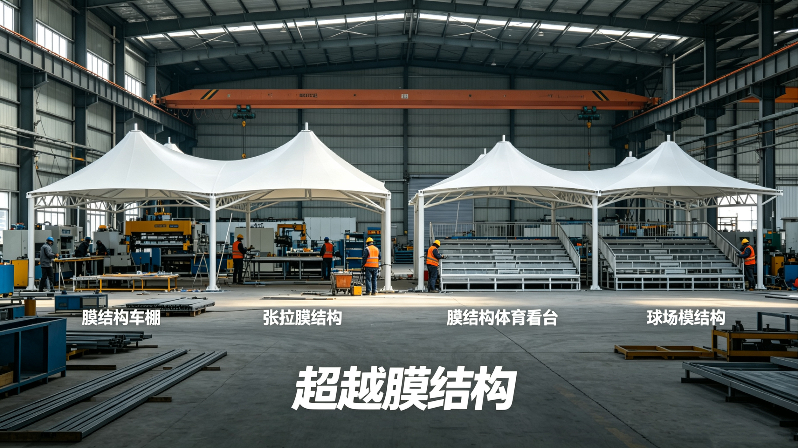 兰州市膜结构工程张拉膜景观 - 厂家